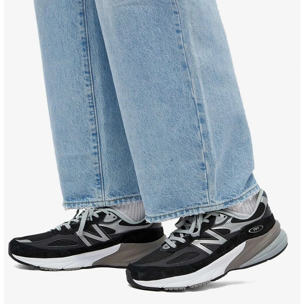 New Balance 990V6 Black Suede Shoes W990BK6 Sneakers Women’s Size 9 B USA Made - Picture 11 of 16